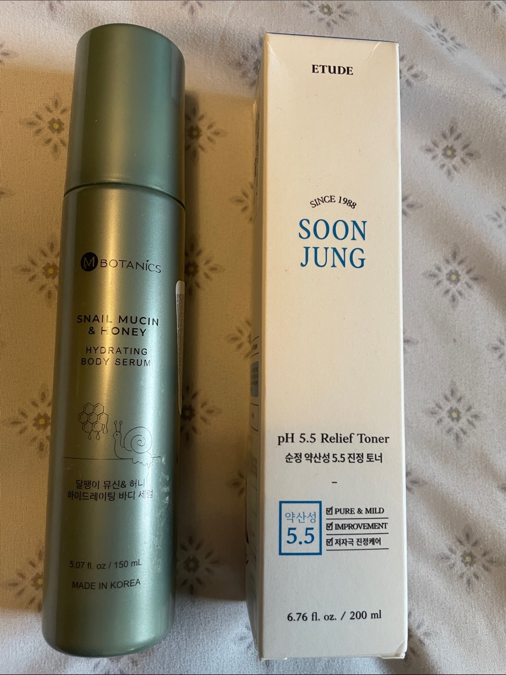 Snail Mucin & Honey Hydrating Body Serum - Green